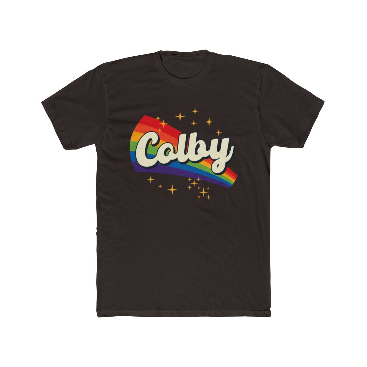 Colby // Rainbow In Space Vintage Style T Shirt | Colby Acuff - alternate angle 2, merchandise