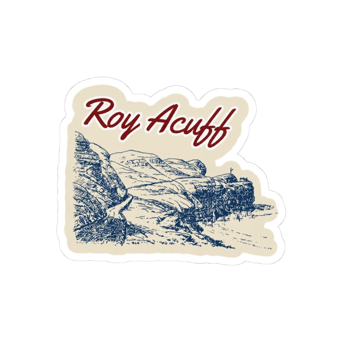 roy acuff western heritage Sticker | Colby Acuff - Official stickers merchandise